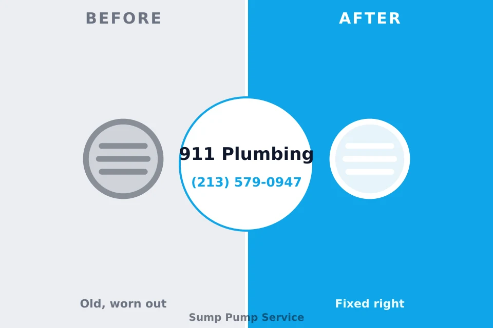 Before and after: plumbing repair Norwood, OK